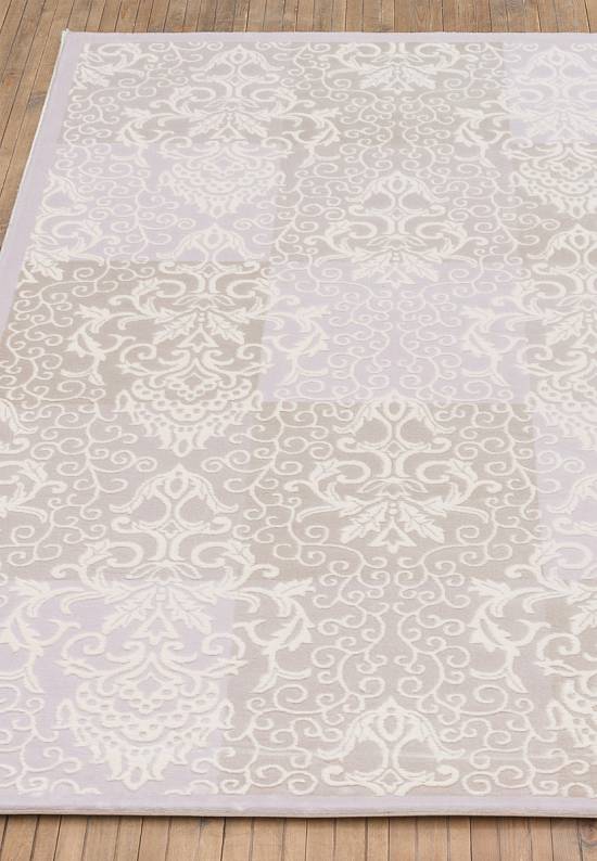 Турецкий синтетический ковер 12439-Cream-1