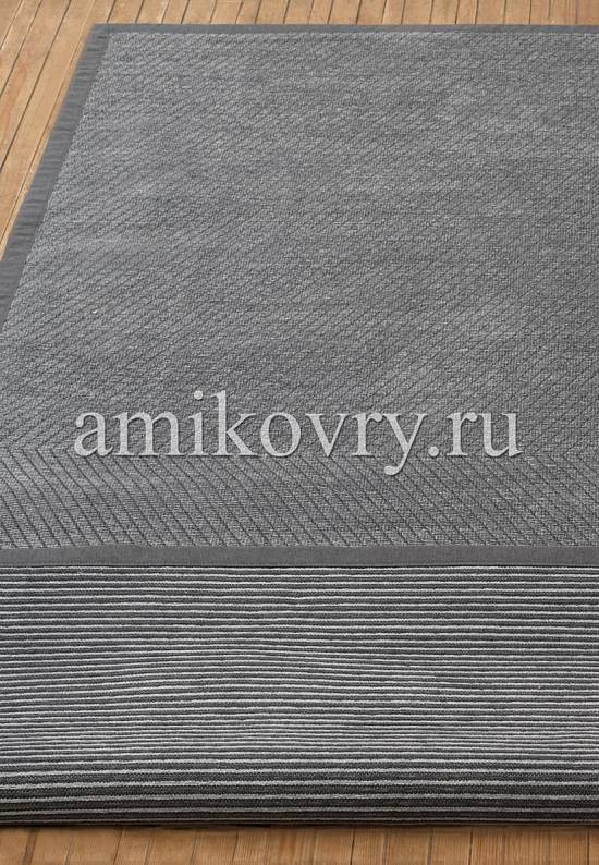 Двусторонний безворсовый ковер из хлопка Vivva-Grey