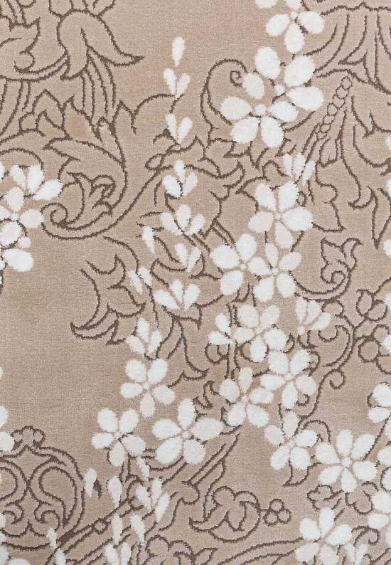 Турецкий синтетический ковер 12678-Cream-1