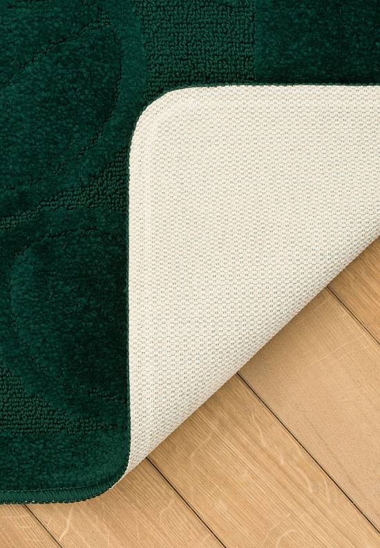Зеленый коврик для ванной Flora 2536 Hunter Green