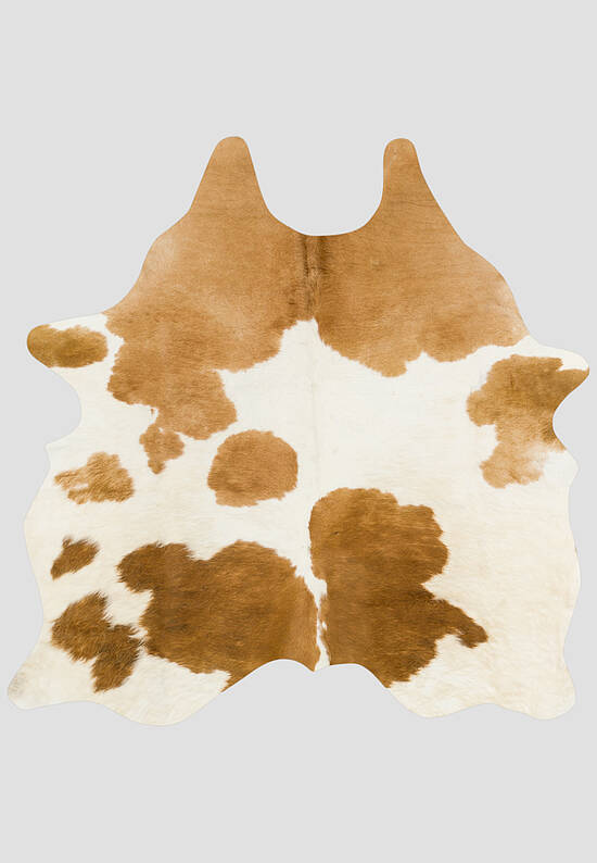 Натуральная шкура коровы Коричнево-белая 1325 discount