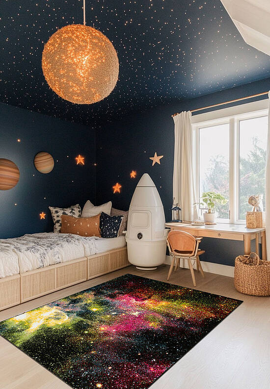 Недорогой синтетический ковер C008-Multicolor