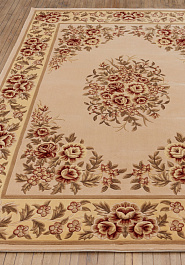 ковер в перспективе против ворса Tibetan Carpet QJ0353MB-beige/pink