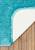 Бирюзовый мягкий комплект ковриков для ванной комнаты и туалета 3516 Turquoise BD