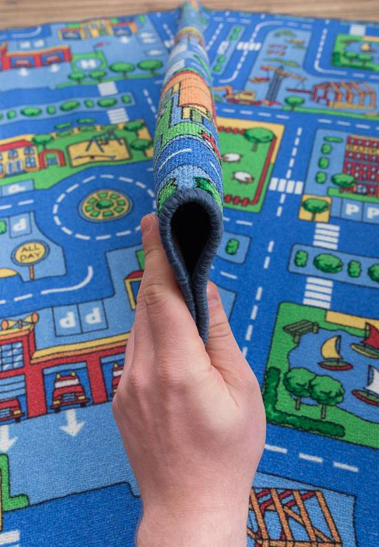 Детский игровой коврик с дорогой Blue City