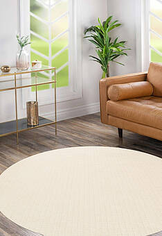 ковер в интерьере Flow Wool OF2529-O132 круг