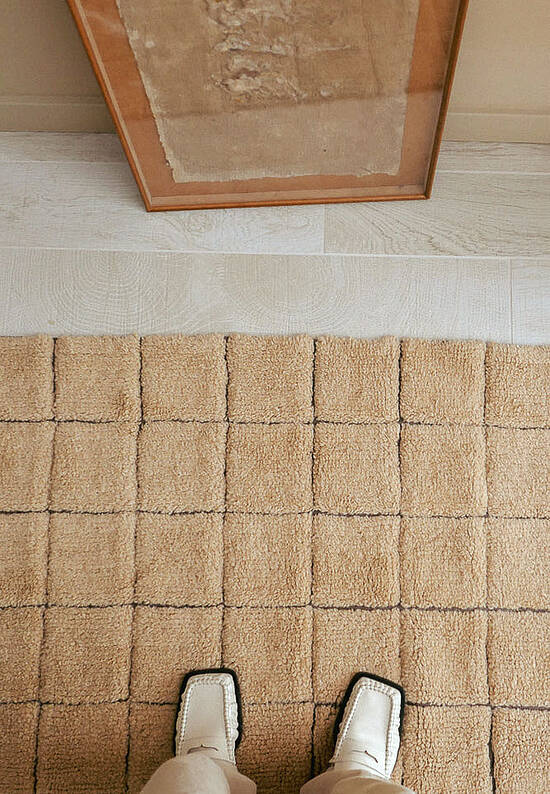 Шерстяной стираемый ковер Mosaic Amber