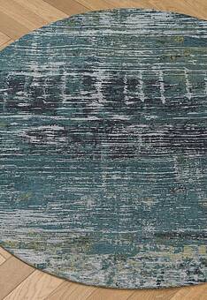 безворсовый ковер в перспективе Gulf LG3303-L36 круг