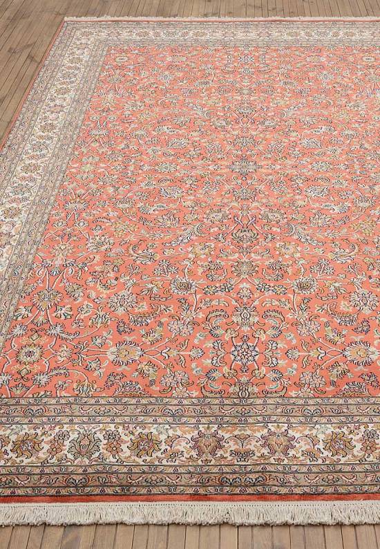 Шелковый ковер из Индии Tabriz Red