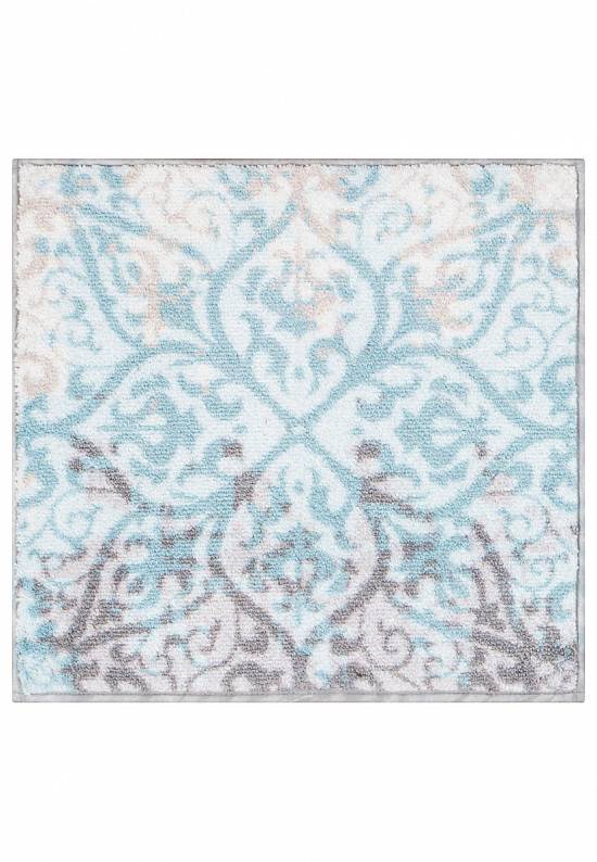 Квадратный коврик для ванной Tracery 01 Ancient Blue
