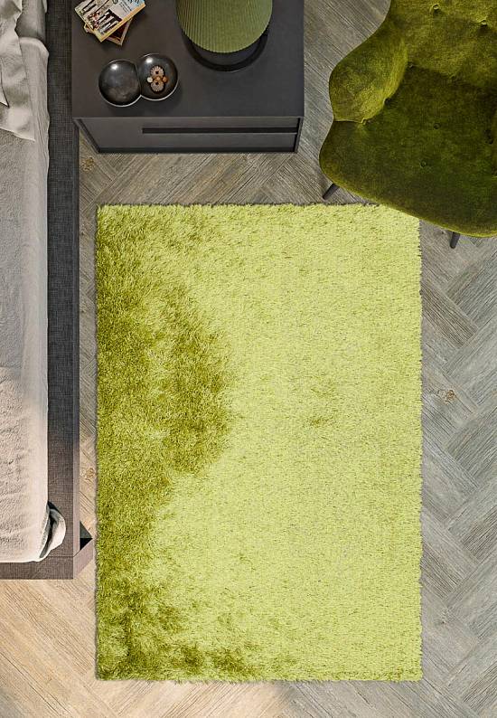 Синтетический ковер с длинным ворсом H225-Green