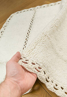 фактура коврика для ванной Irya Bath Lorinda-Cream