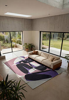 безворсовый ковер в интерьере Collection LC6254-L444 outdoor