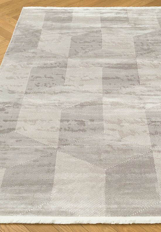 Вискозный турецкий ковер PR01-Grey