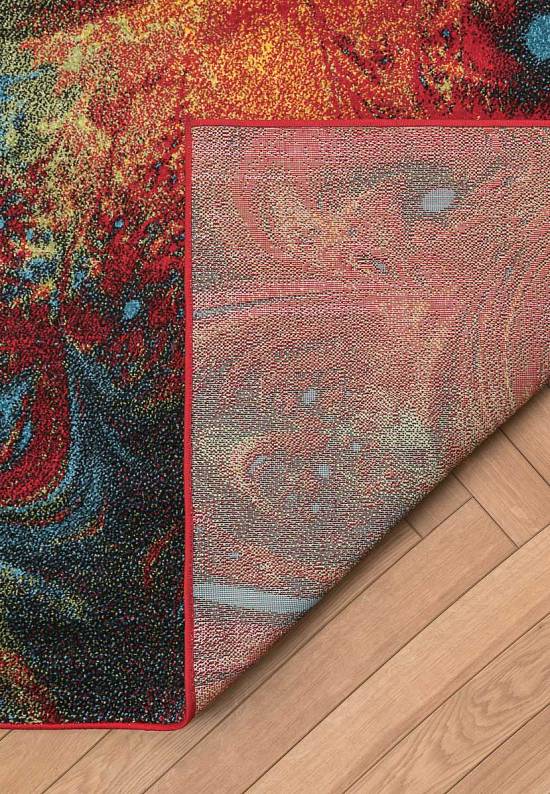 Недорогой синтетический ковер C014-Multicolor