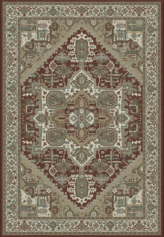 Классический тонкий ковер VA6417-V477
