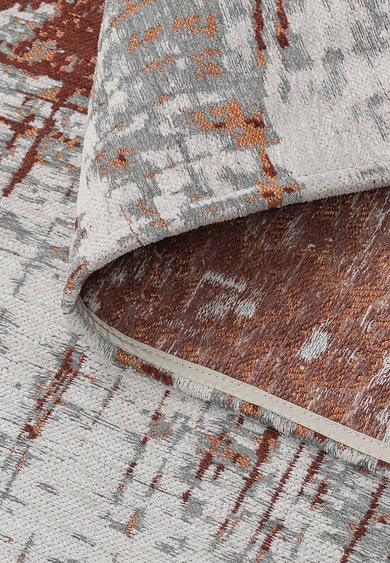 Безворсовый ковер с текстурой шенилл LM3319-L100