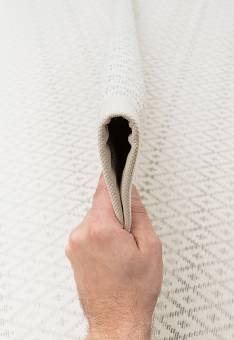 фактура безворсового ковра Smart Weave Tsirgu-White