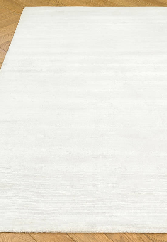 Однотонный ковер ручной работы PHPV-20-White/White