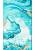 Бирюзовый коврик для ванной  Marbling 01 Turquoise