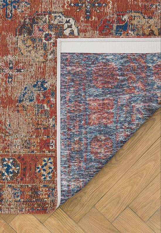 Винтажный безворсовый ковер LM6080-L398