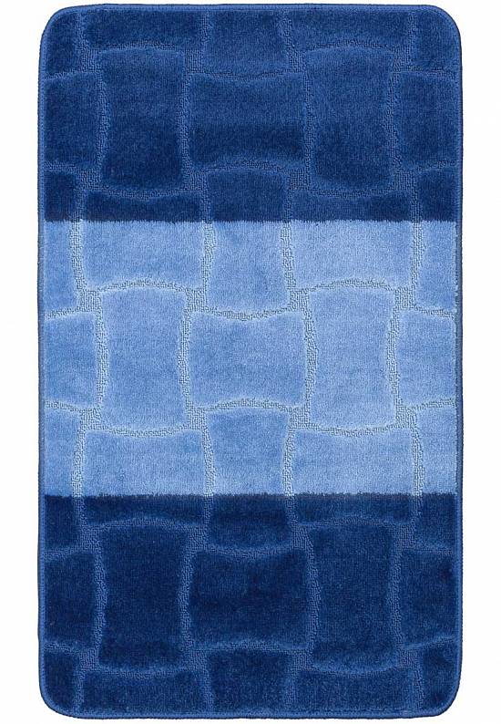 Синий коврик для ванной Sariyer 2582 Dark Blue
