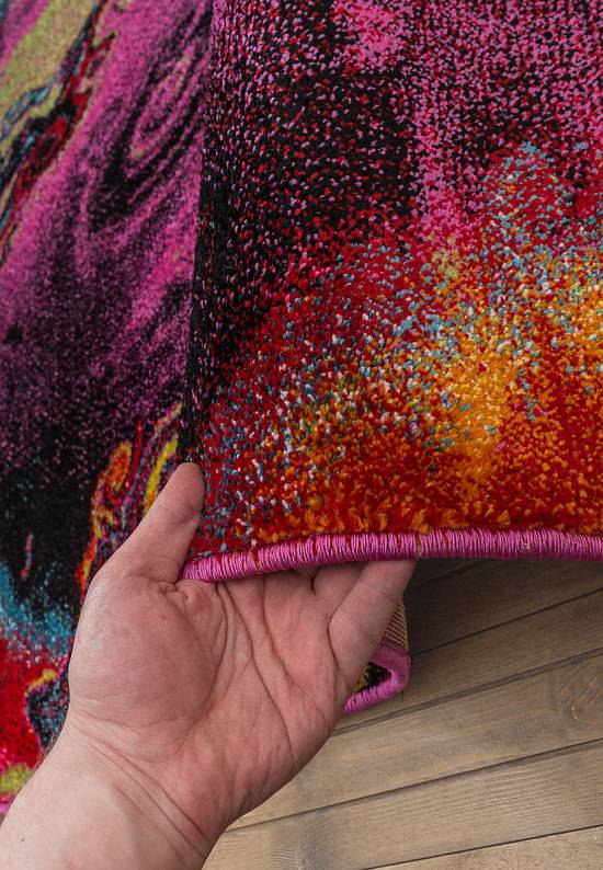 Недорогой синтетический ковер 2927-Multicolor