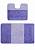 Комплект ковриков для ванной и туалета Sile 2539 Dark Lilac BQ