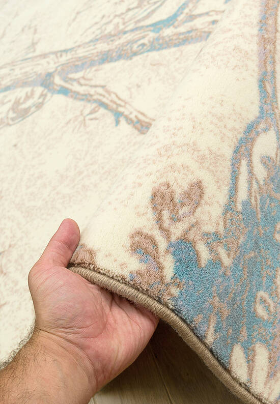 Монгольский шерстяной ковер EA5976-E11