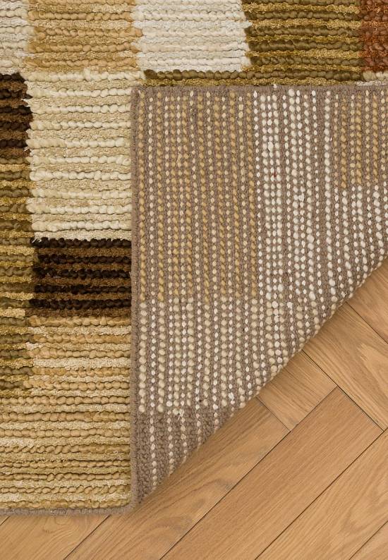 Рельефный ковер ручной работы 7301-beige/brown