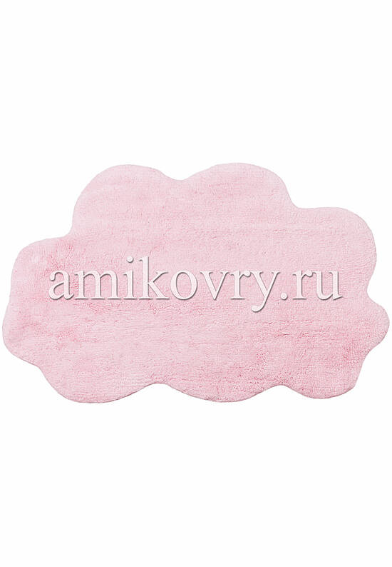 Розовый коврик для ванной из хлопка Cloud-Pink