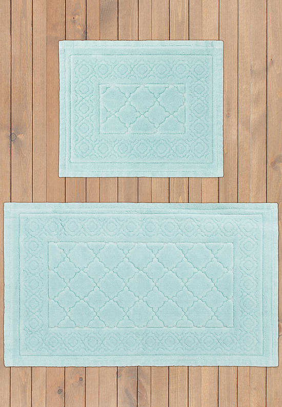 Комплект ковриков для ванной и туалета Salda 02 Mint Green