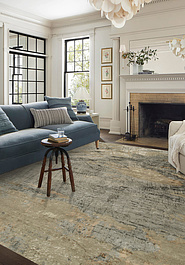 ковер в интерьере Kiaan Linen Pewter