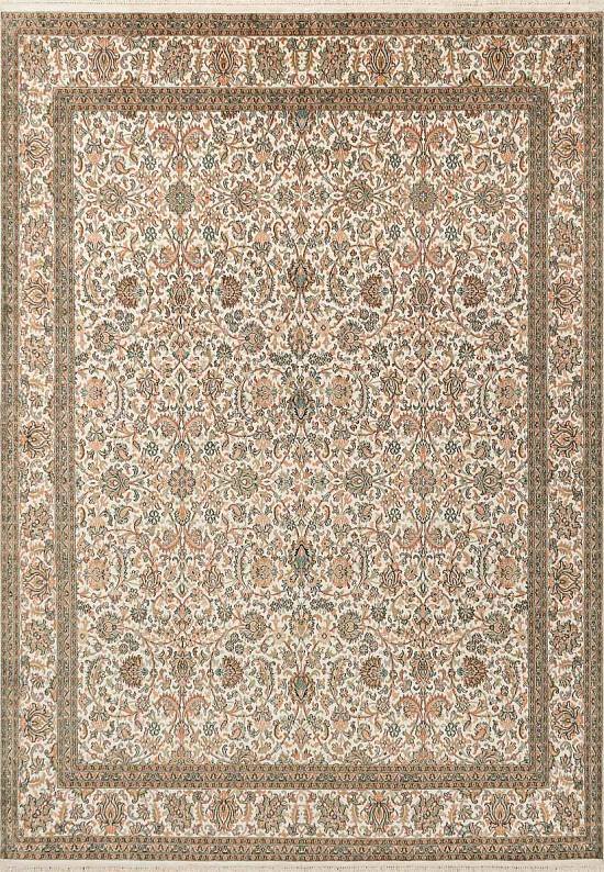 Индийский ковер ручной работы 252511-Afshar beige