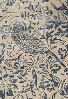 фрагмент ковра Morris And Co Strawberry Thief-28105