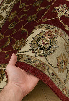 фактура ковра Kashan gold 10/10 MI-289-Red/Ivory