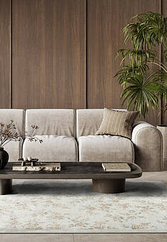 ковер в интерьере Grazia Eco RGE6247-R49