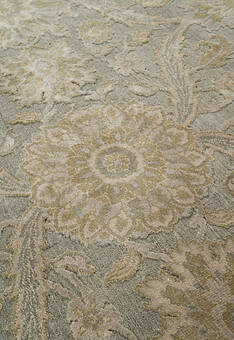 фрагмент ковра Kashan gold Grey Ashwood