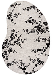 дизайн безворсового ковра Petals LP5231-L447 фигура