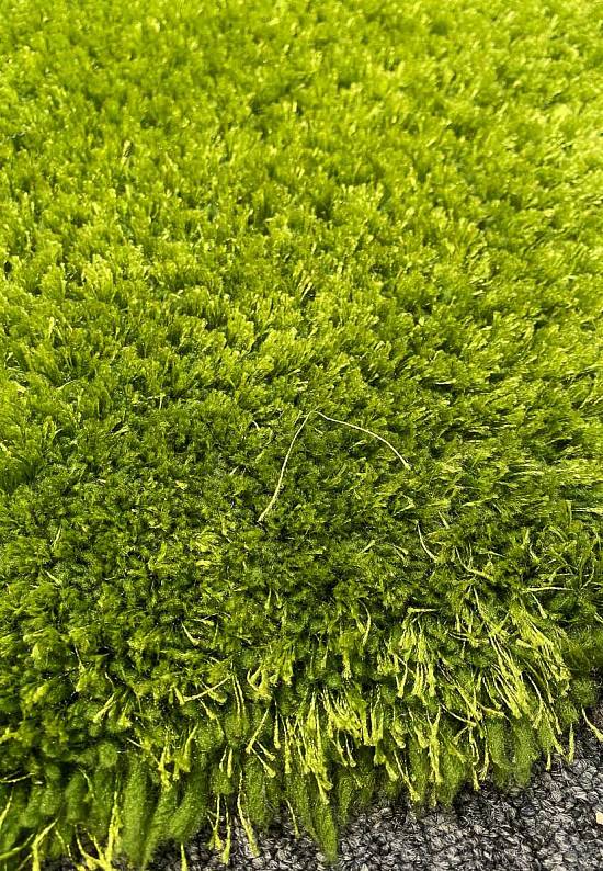 Мягкий ковер с длинным ворсом H55-green discount10