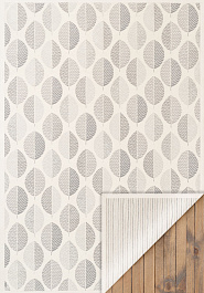 дизайн двустороннего безворсового ковра Smart Weave Parna-White