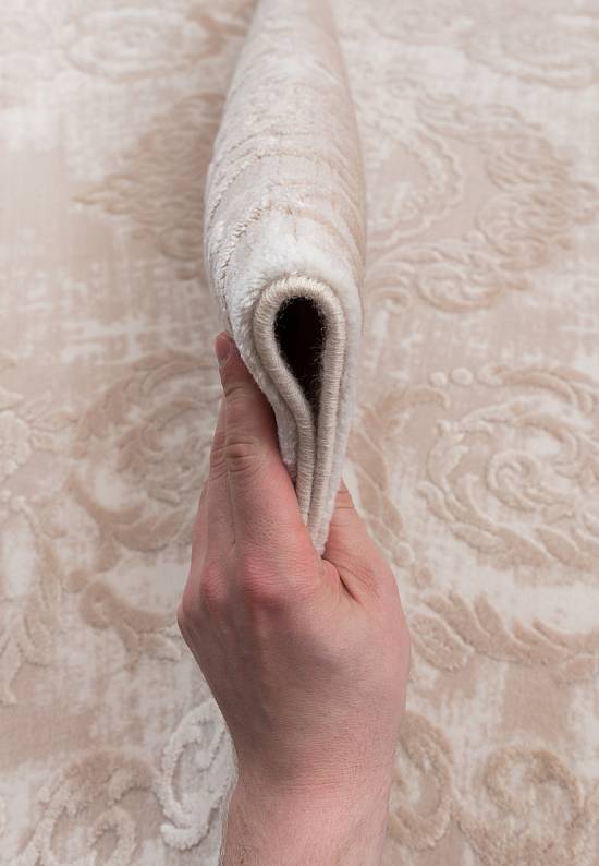 Турецкий однотонный ковер из акрила 5325 Beige