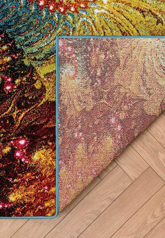 Недорогой синтетический ковер C016-Multicolor