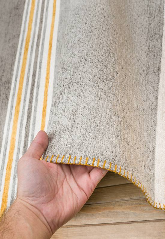 Безворсовый ковер из Турции MA 02 Yellow Grey