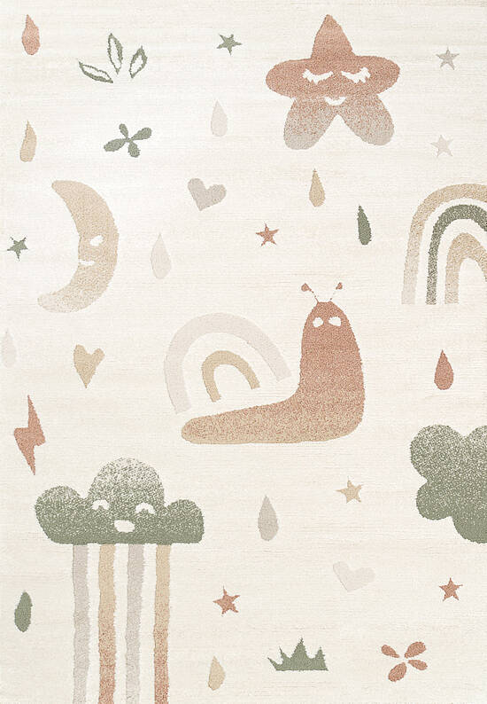 Детский ковер PCL 06 Cream Multy