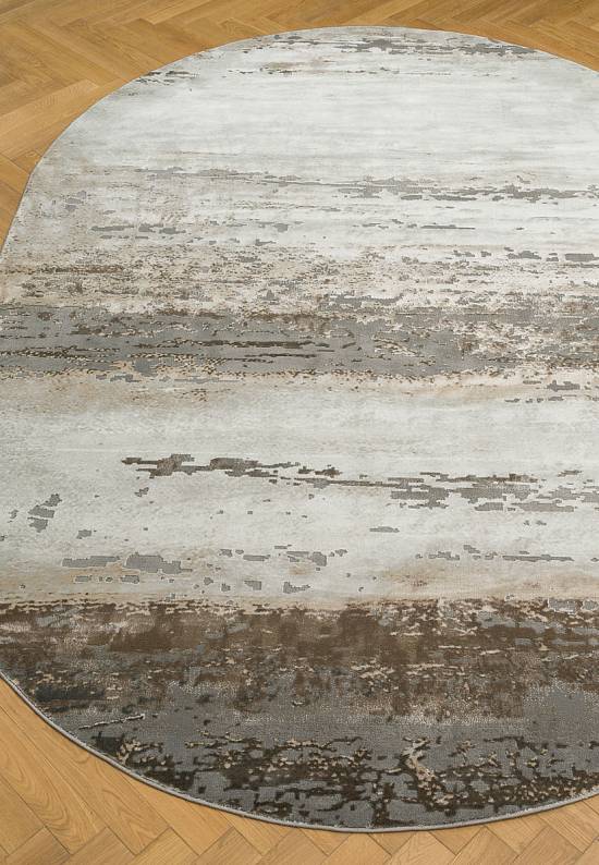 Синтетический бюджетный ковер 3312-Gray-Beige