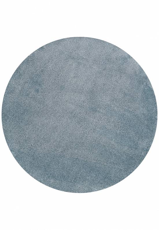 Однотонный ковер из полиамида Noble-Blue