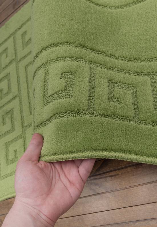 Комплект ковриков для ванной и туалета Ethnic 2510 Green BQ