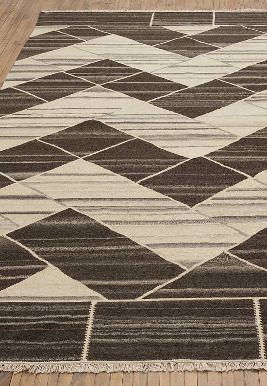 Безворсовый ковер ручной работы Marble Rug