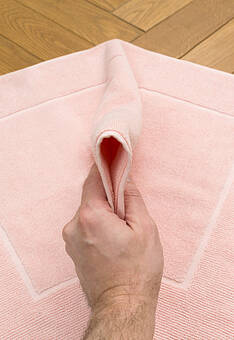 фактура коврика для ванной Aura Light Rose